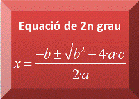 Equació de 2n grau