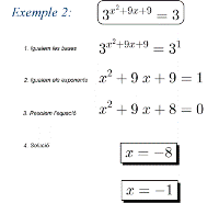Equacions exponencials